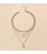XN034 - Double layered tassel necklace