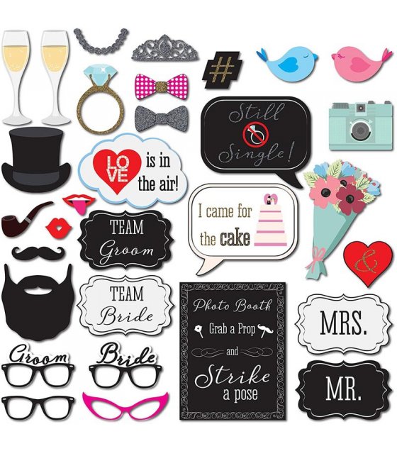 wedding selfie props