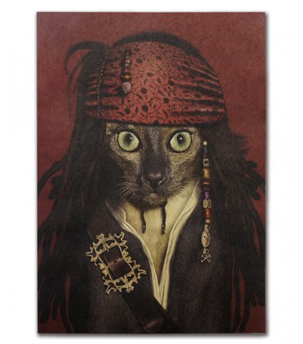 PO039 -Jack Sparrow cat Poster