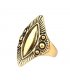 R169 - Carved Oval Bronze Ring