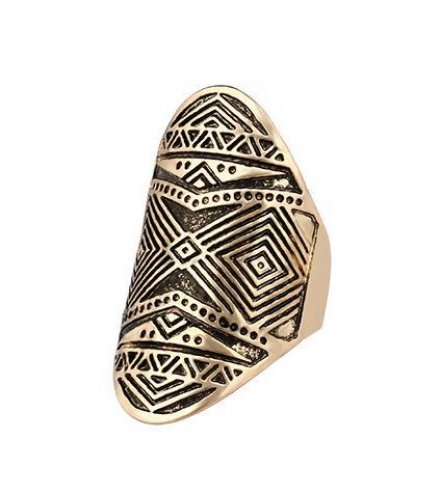 R228 - Carved Bohemian Ring