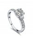 R235 - Roxi Silver White Diamond Ring