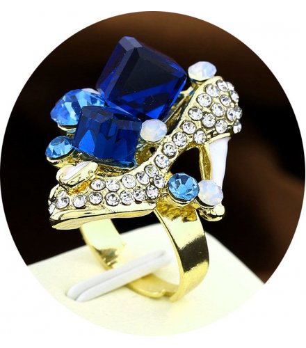 R396 - Blue Gemstone ring