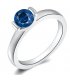 R413 - Blue diamond ring
