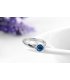 R413 - Blue diamond ring