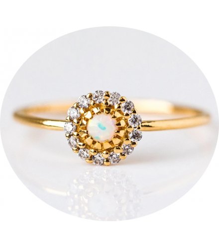 R509 - Opal Plated Ring