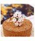 R543 - Korean Flower Diamond Ring
