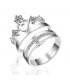 R564 - Crown Couple Ring