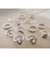 R567 - Retro ethnic style opal ring Set