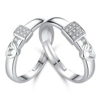 R667 - Classic Silver Couple Ring