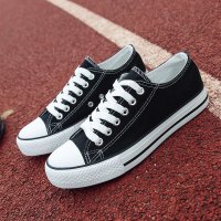 MS667 - Lace-Up Canvas Shoes
