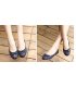 SH021 - Glittery Bow Flat Shoes