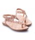SH085 - Beaded toe flower flat shoes