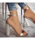 SH107 - Gold rhinestone high heel sandals