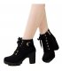SH116 - High heel thick casual women's boots