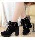 SH116 - High heel thick casual women's boots