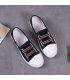 SH133 - White flat fashion casual Shoes