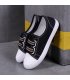 SH133 - White flat fashion casual Shoes