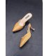 SH144 - Thin heel pointed Rivet Sandals