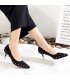 SH159 - Pointed Korean suede high heels