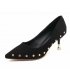 SH159 - Pointed Korean suede high heels