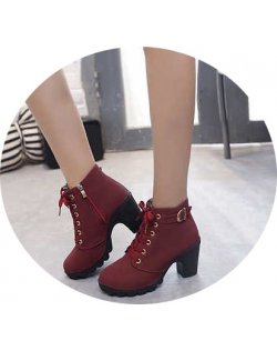 SH171 - Thick heel casual women's boots