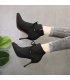 SH182 - Pointed toe mid-tube stretch boots