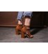 SH194 - Thick heel cross strap Shoes