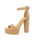 SH195 - American style thick heel Shoes