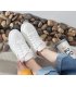 SH318 - Casual Embroidered Leaves Shoes