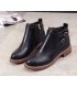SH345 - Low Heeled Buckled Martin Boots