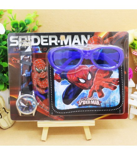 ST010 - Spider-man Toy Set Watch Wallet Glasses