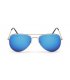 SG157 - Gold frame blue mercury Sunglasses