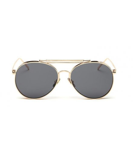 SG159 - Gold frame full gray Sunglasses