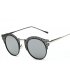 SG186 - Black rimmed gray tablets Sunglasses