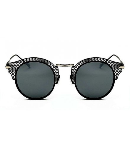 SG186 - Black rimmed gray tablets Sunglasses