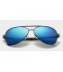 SG212 - Stylish Black Framed Blue shades
