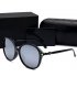 SG232 - Round Black Sunglasses