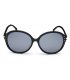 SG232 - Round Black Sunglasses