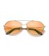 SG372 - Large frame frog mirror Sunglasses