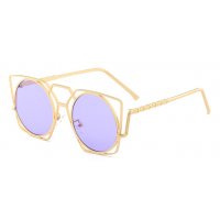 SG391 - Hollow ocean color lens sunglasses