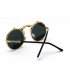 SG484 - Retro metal steampunk flip sunglasses