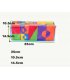 TY026 - High Quality 50PCS Colorful EVA Foam Building Block Brick Set
