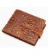 WA176 - Men's wallet leather short crocodile pattern wallet