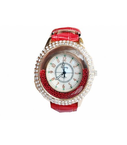 W085 - Red Pebbles Watch