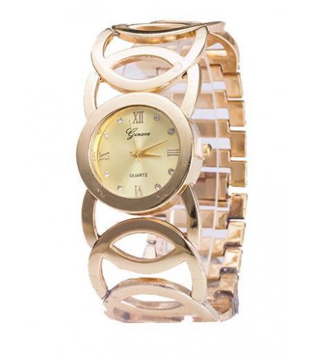 W1018 - Gold diamond bracelet watch