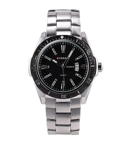 W1129 - CURREN Silver Strap Watch