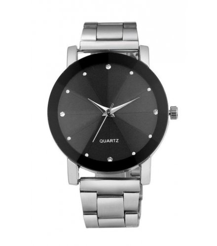 W1150 - Simple Black Dial Watch
