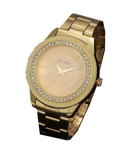 W1327- Fashion PAIDU golden watch