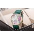 W1336 - Floral PU leather watch